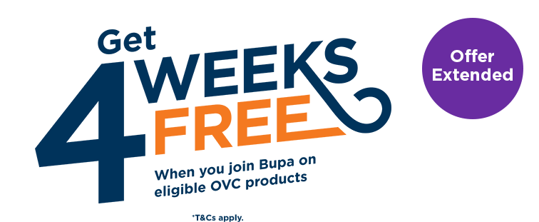 Get 4 weeks free