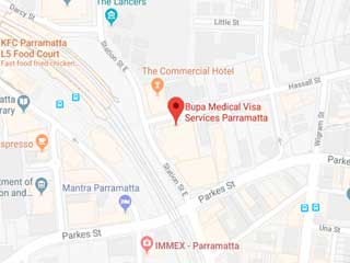 Map of Parramatta