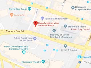 Map of Perth