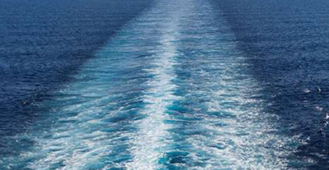 Ripples in the ocean
