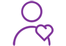 Person heart icon