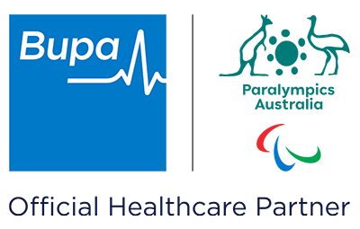 Bupa and Paralympics Australia logos