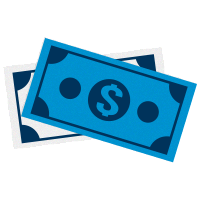 Illustration of dollar notes