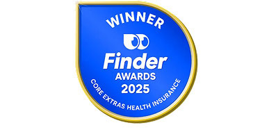Finder 2025 Winner Core Extras Health Insurance