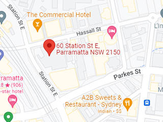 Map of Parramatta
