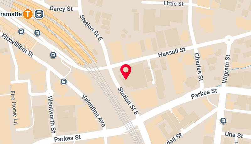 Map of Parramatta